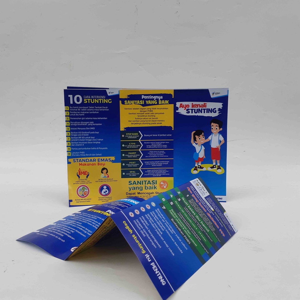 Jual Leaflet Kesehatan Leaflet Stunting Brosur Stunting Leaflet Edukasi Stunting Leaflet