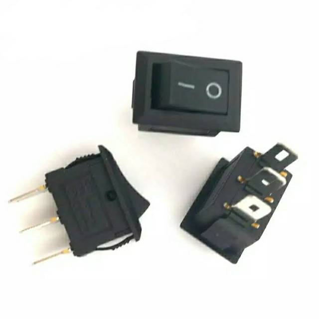 Jual Saklar on off mini hitam 3 pin | Shopee Indonesia
