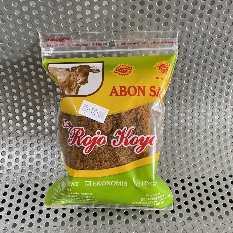 Jual Abon Sapi Rojo Koyo Kualitas Super Asli Daging Sapi Boyolali Shopee Indonesia