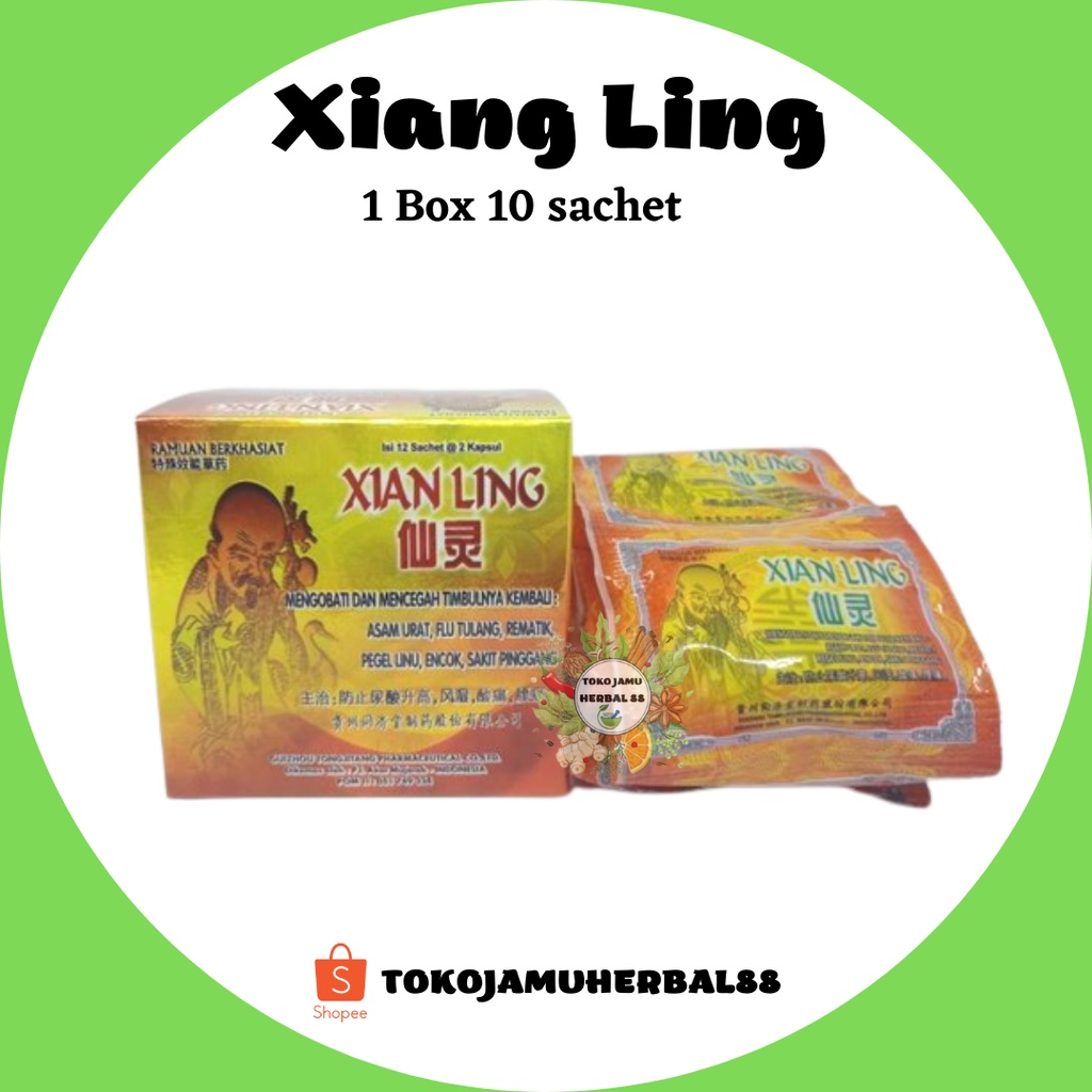 Jual Xiang Ling/ Xiang Ling 1 Box isi 10 Sachet / Obat Tradisional ...