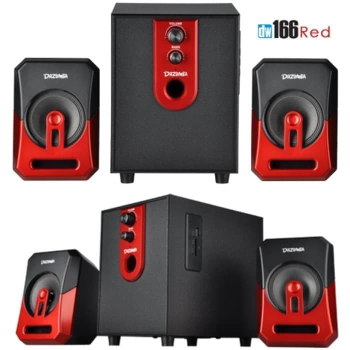 Jual Speaker Dazumba DW166G 2.1 (Bluetooth, SD/MMC, USB) - Merah_cc ...