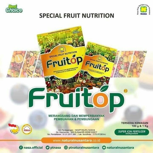 Jual Fruitop Nasa Pupuk Pelebat Buah Organik Gr Shopee Indonesia