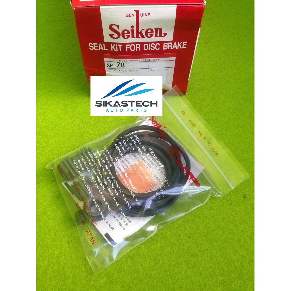 Jual FRONT DISC BRAKE CALIPER SEAL / SIL KIT KALIPER REM CAKRAM DEPAN TOYOTA HILUX SEIKEN JAPAN
