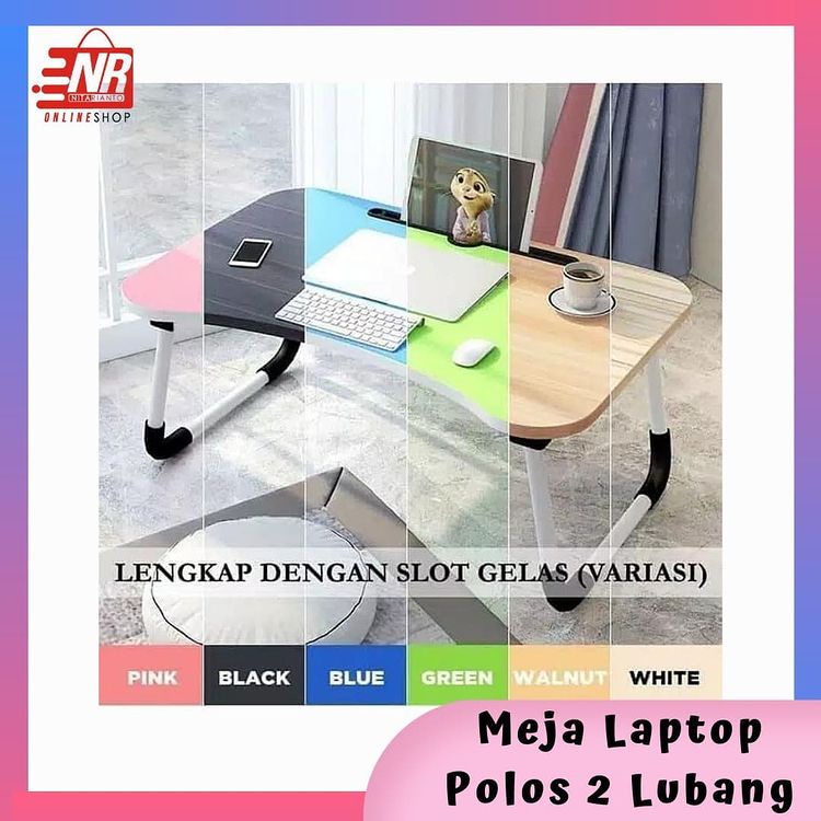 Jual Meja Laptop Lipat Polos / Meja Belajar / Meja Lipat / Stand Laptop ...