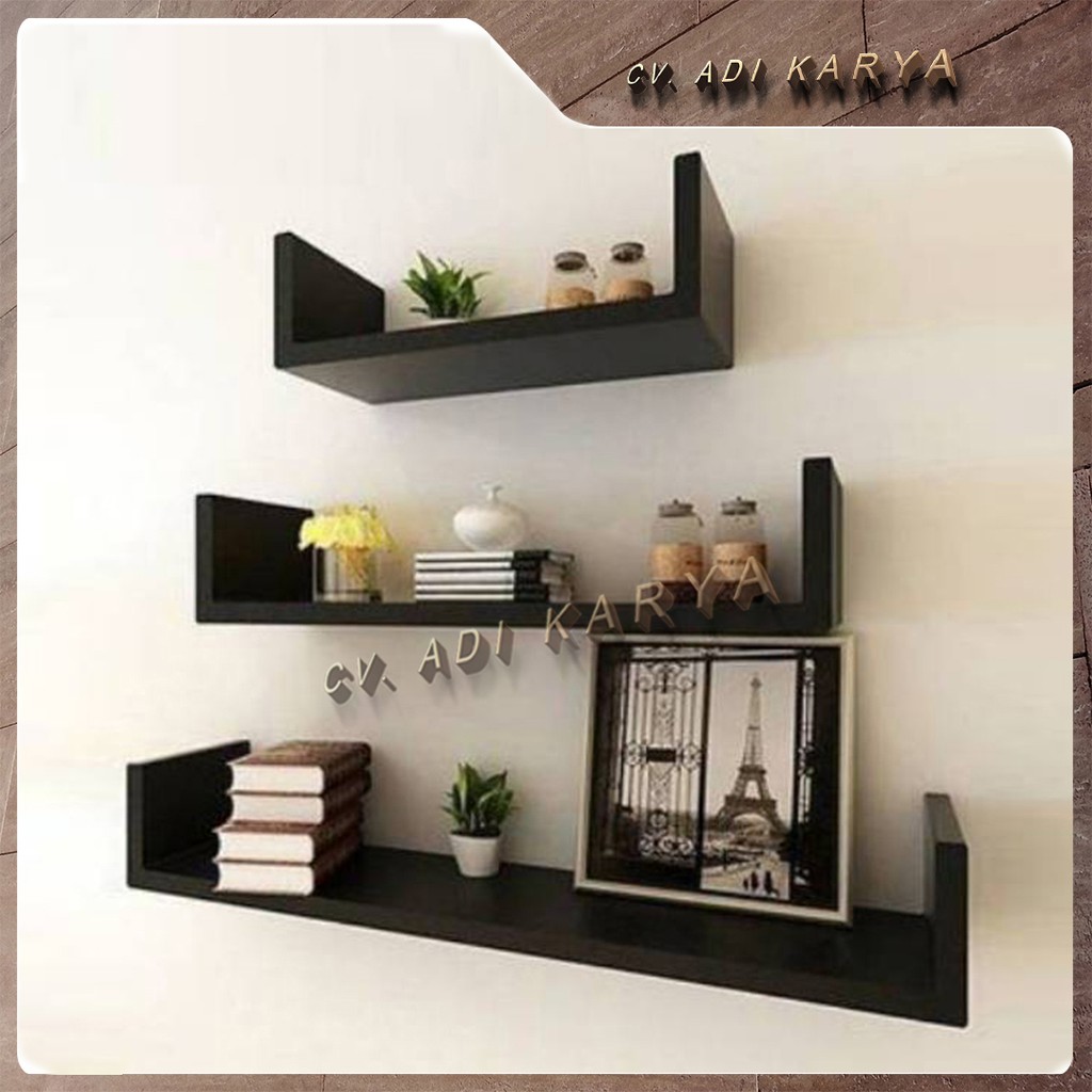 Jual RAK DINDING MINIMALIS DEKORASI DINDING Serbaguna Hiasan Rumah ...