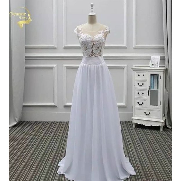 Jual Gaun pesta /wedding dress/ gaun pemberkatan /akad nikah | Shopee