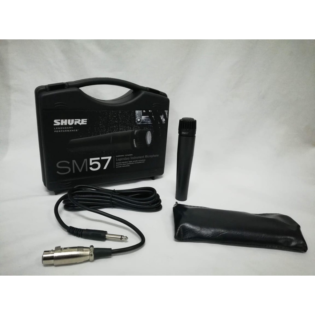 Jual MIC INSTRUMEN KABEL SHURE SM 57 GENDANG KOPER | Shopee Indonesia
