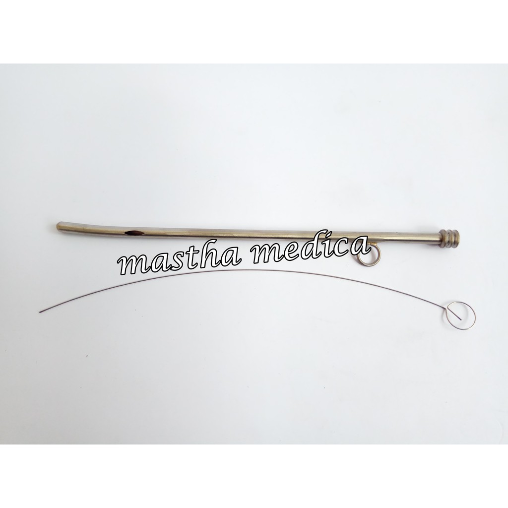 Jual Metal Kateter Urine Cateter stainless steel Catheter 12FR Arugamed ...