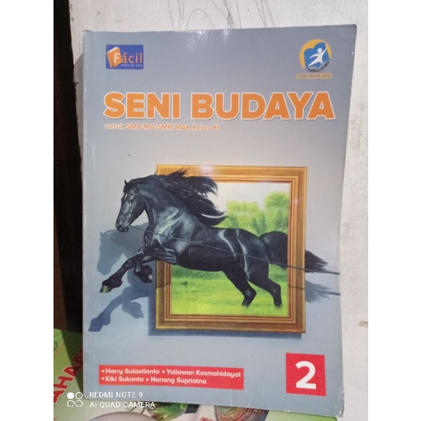 Jual buku bekas kurikulum 2013 edisi revisi SENI BUDAYA untuk sma ma ...