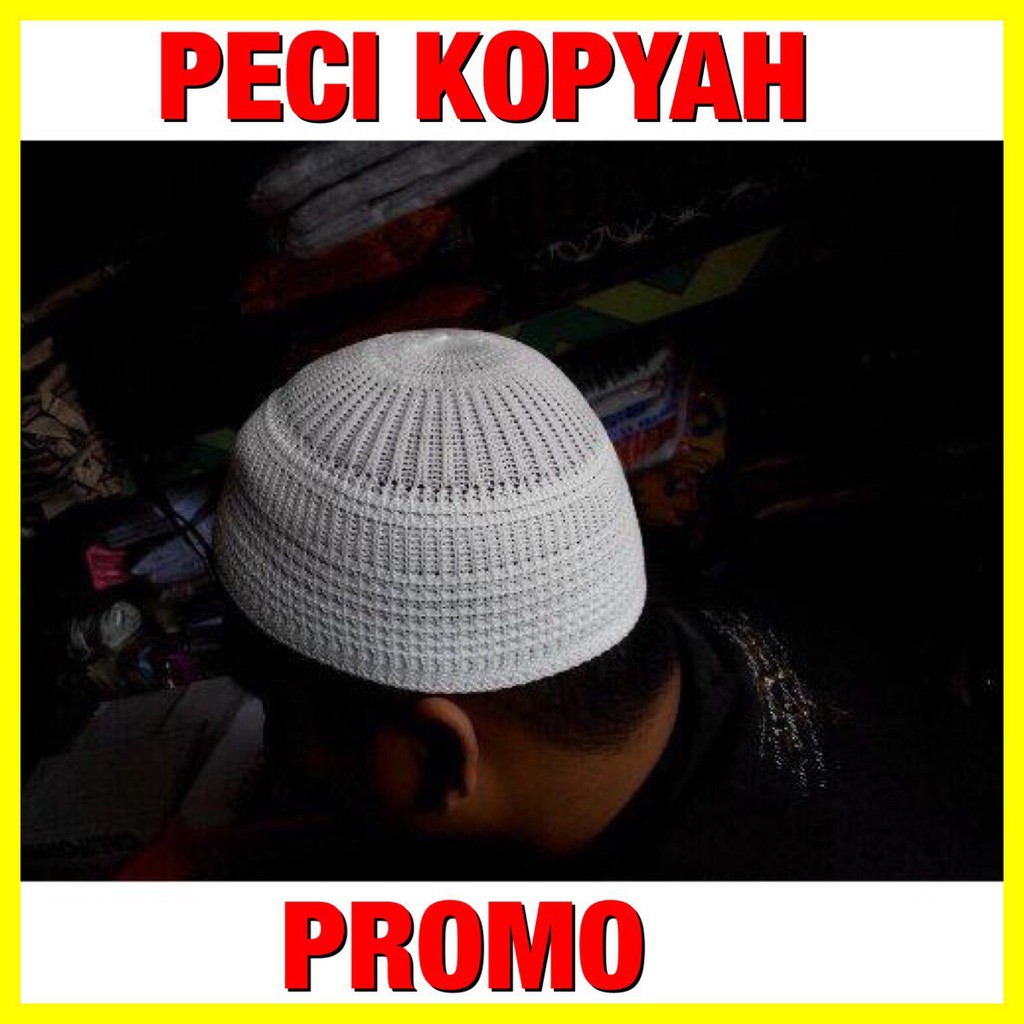 Jual PECI RAJUT HAJI / KOPYAH RAJUT Z0123A | Shopee Indonesia