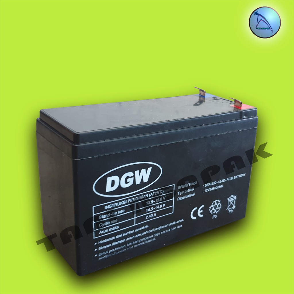 Jual Baterai Sprayer Dgw Elektrik Liter Accu Aki Sprayer Dgw Elektrik Liter Shopee Indonesia