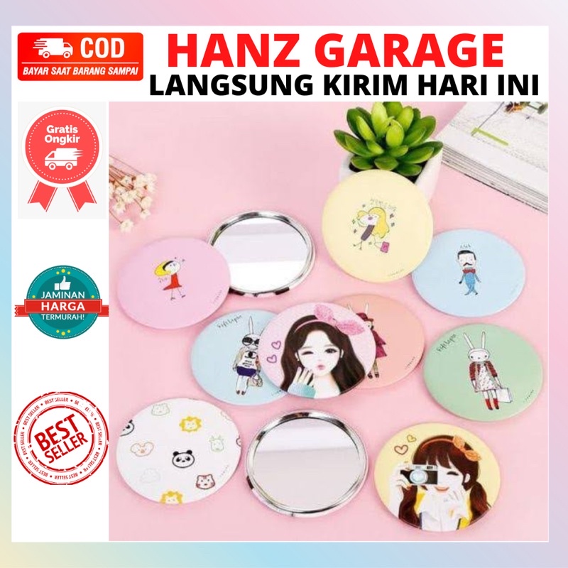 Jual Hc Cermin Bulat Karakter Kaca Cermin Make Up Mini Kaca Travelling Motif Lucu Kaca Mini 1672