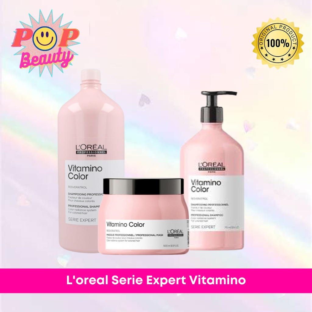 Jual Loreal Serie Expert Vitamino Color Shampoo 1500 ml Conditioner