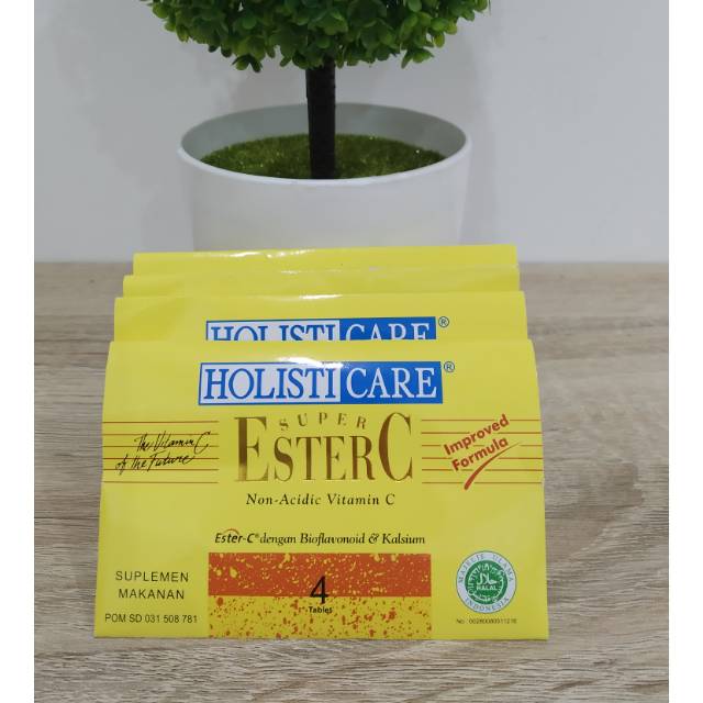 Jual Holisticare Ester C Strip 4 Tablet Shopee Indonesia