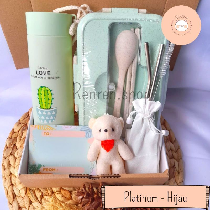 Jual Ready Hampers Lunch Box Set Hampers Kotak Makan Hampers Tumbler