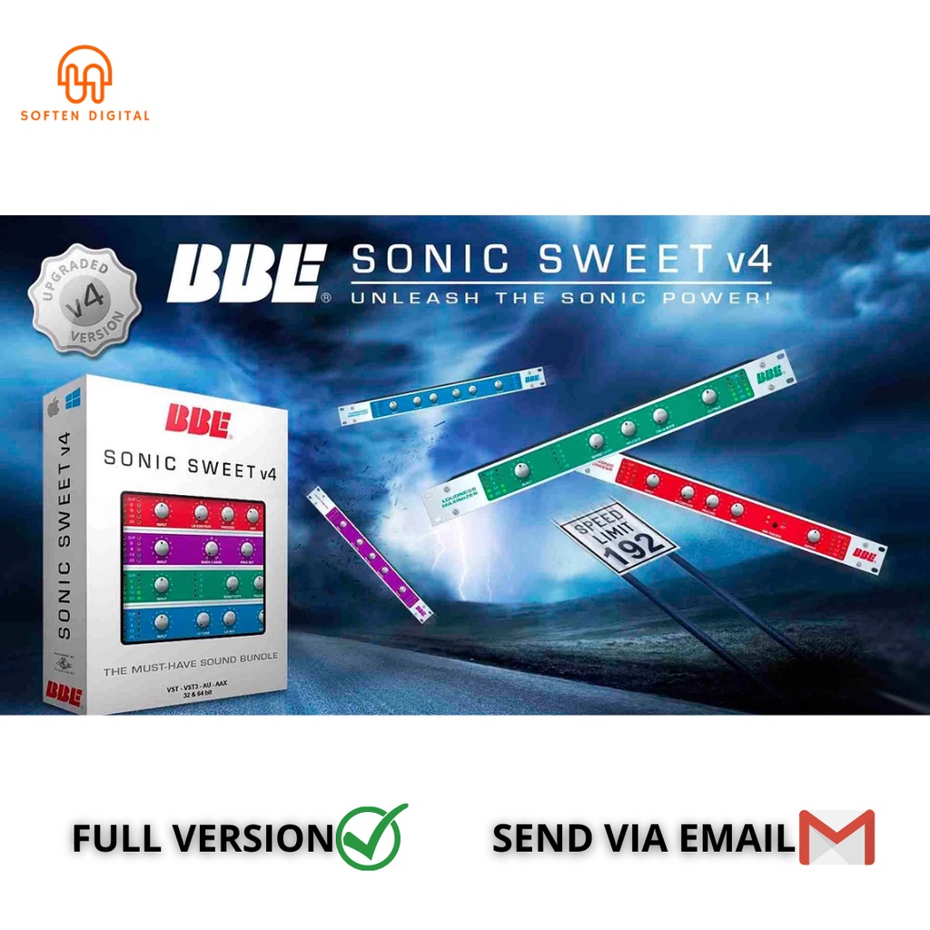 Jual BBE Sonic Sweet 4 VST Plugin mixing mastering audio processing ...