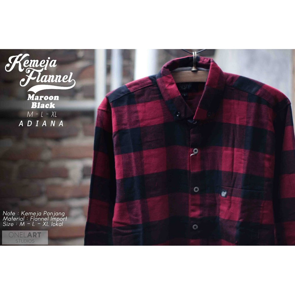 Jual BAJU CASUAL FORMAL - kemeja flannel flanel murah bandung jakarta