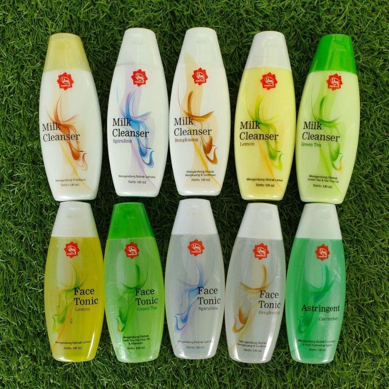 Jual VIVA Milk Cleanser Dan Face Tonic Viva Air Mawar 100ml Susu Pembersih Toner Wajah