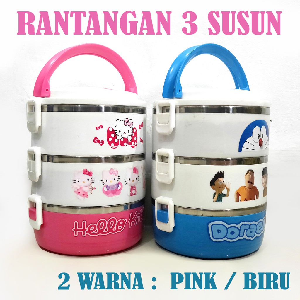 Jual RANTANGAN IMPORT MB 100 - RANTANGAN 3 SUSUN - KOTAK MAKAN - IMPORT ...