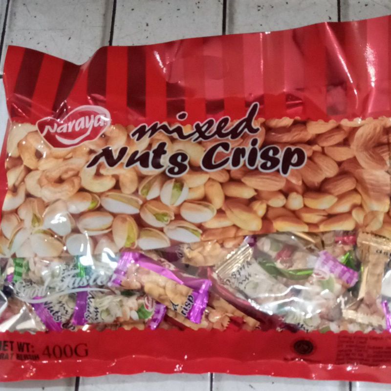 Jual permen mixed nuts crisp 400 gr | Shopee Indonesia
