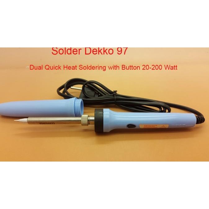 Jual Solder Dekko 97 ( Dual Quick Heat Soldering with Button 20-200 ...