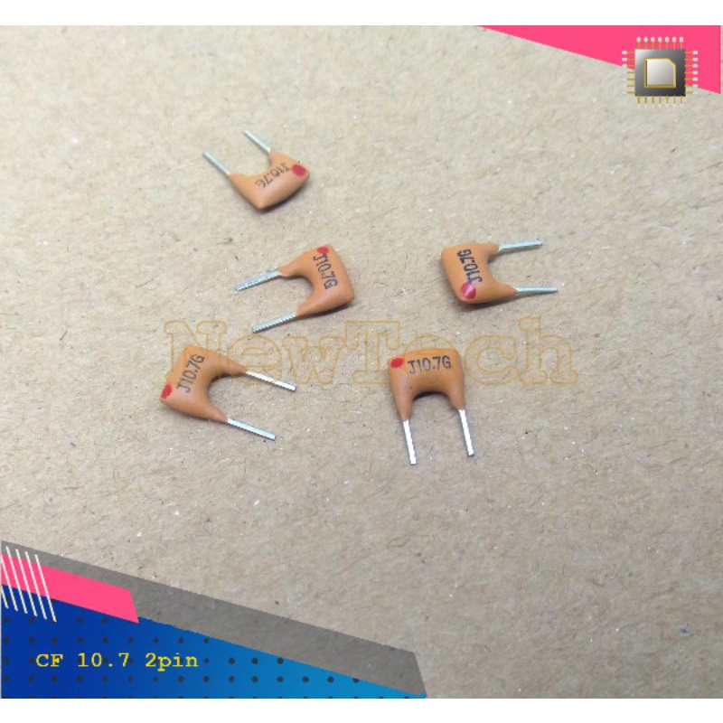 Jual Ceramic Filter CF 10,7 10.7 10 7 2pin 2 pin 2p 10,7Mhz 10.7Mhz ...