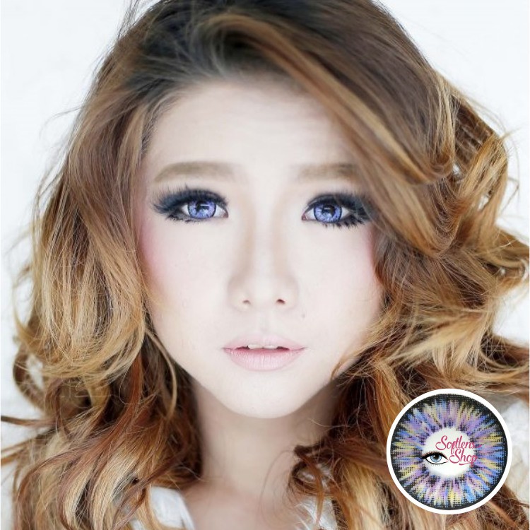 Jual Softlens The Dolly Eye Glamour Violet ( 1pc