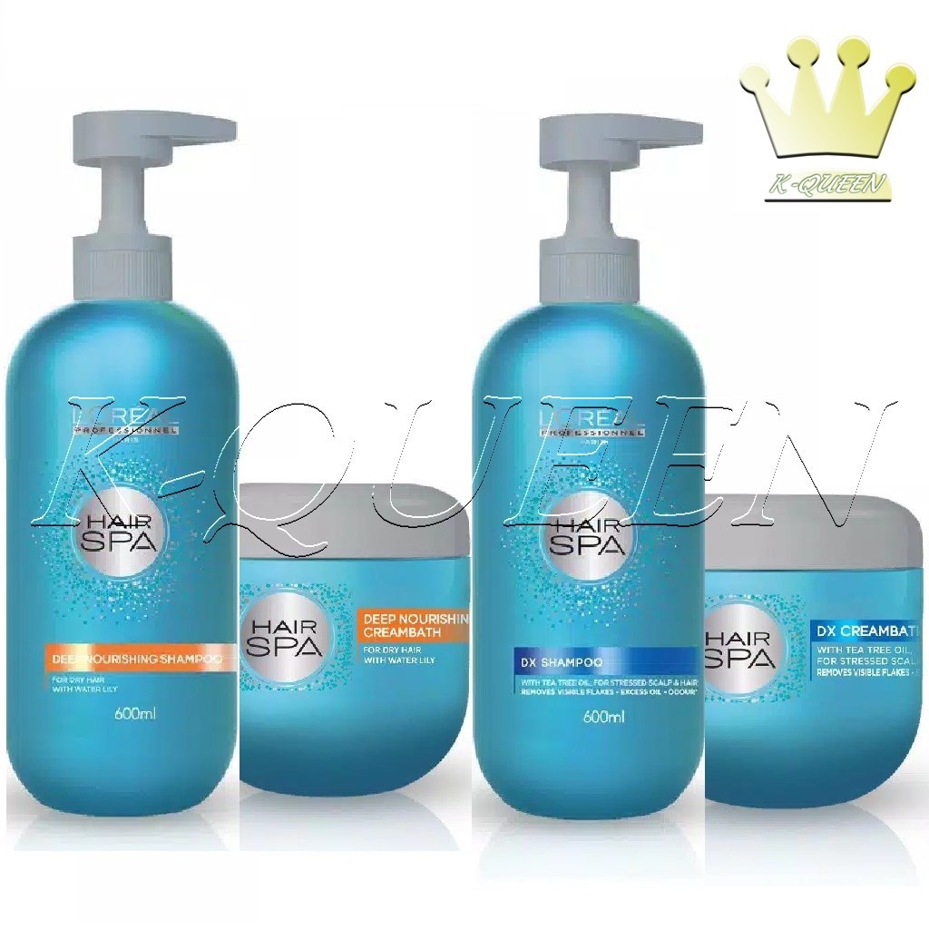 Jual Loreal Hair Spa Paket Shampoo 600ml Creambath 500ml Hairspa Dx Deep Nourishing Sampo 9617