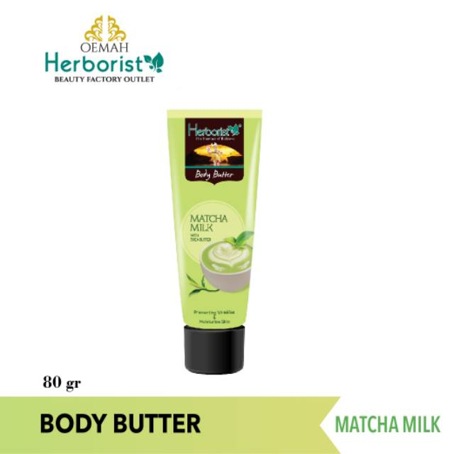 Jual Herborist Body Butter Matcha Milk 80gr Shopee Indonesia