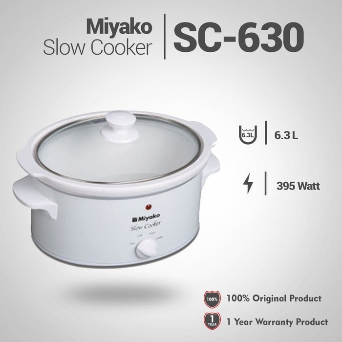 Jual Miyako Slow Cooker 6 Liter SC630 Shopee Indonesia