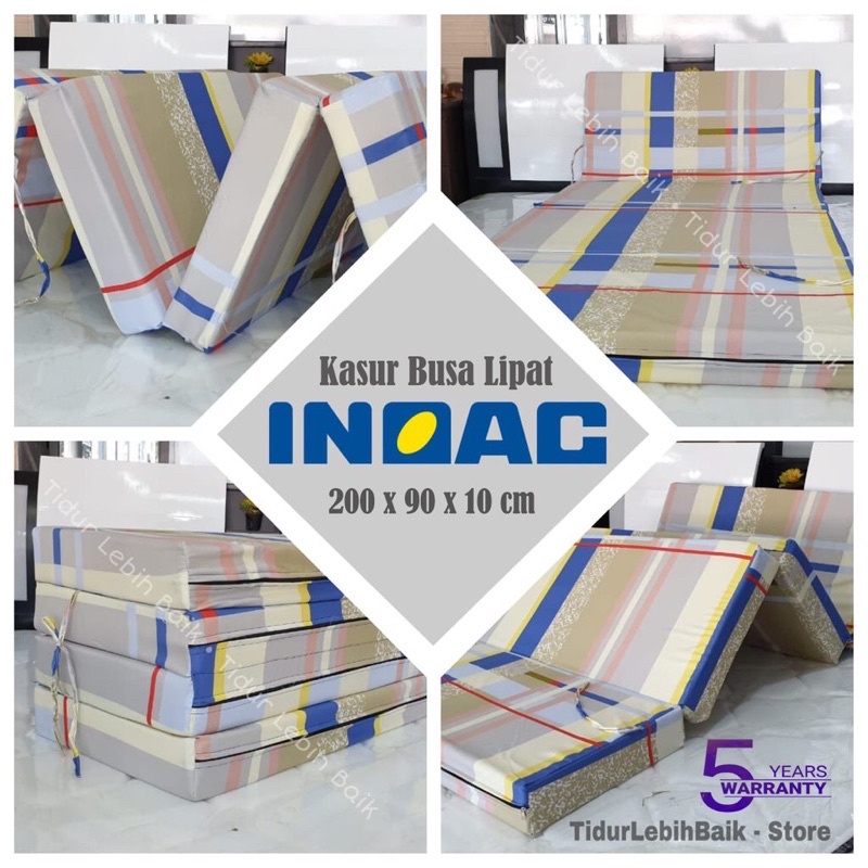 Jual kasur inoac lipat 4 garansi 1 tahun | Shopee Indonesia