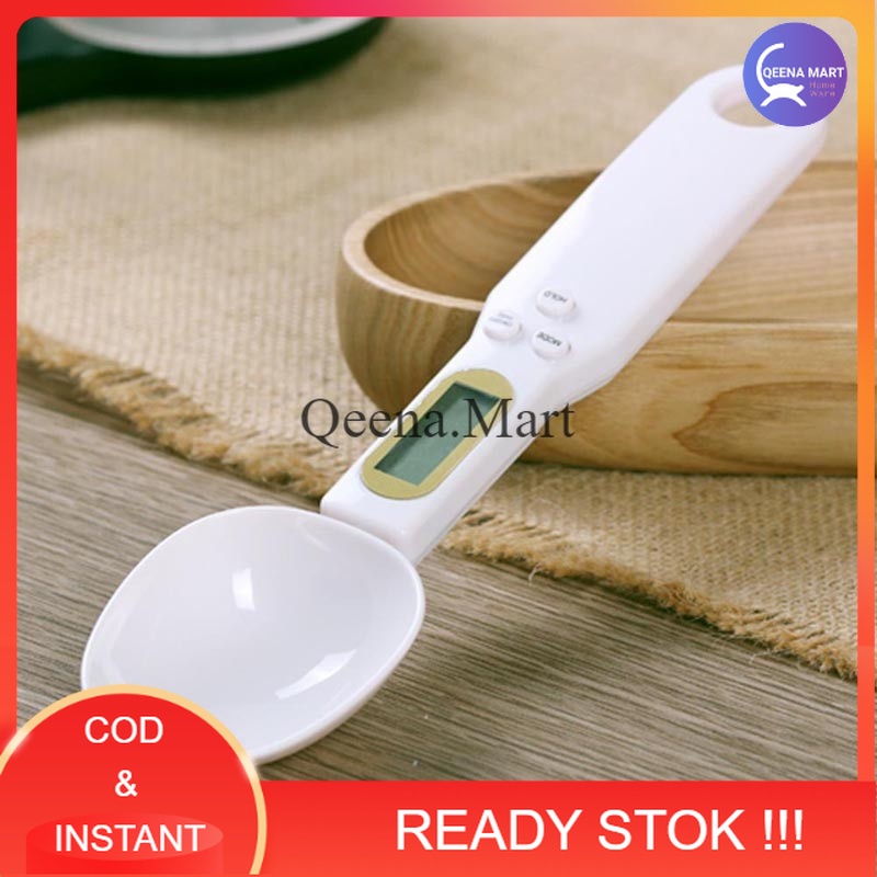 Jual Sendok Ukur Elektrik Digital Spoon Scale 0.1g 500g Maks - HM10 ...