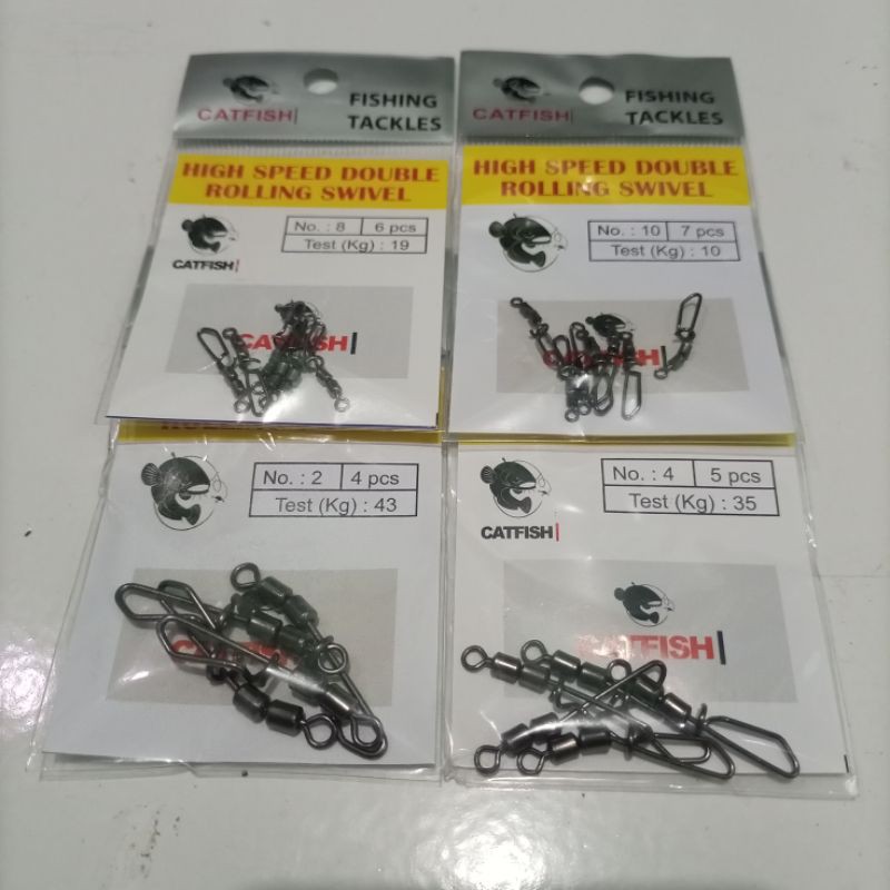 Jual Snap Pancing Daido High Speed Double Rolling Swivel (#2/#4/#8/#10