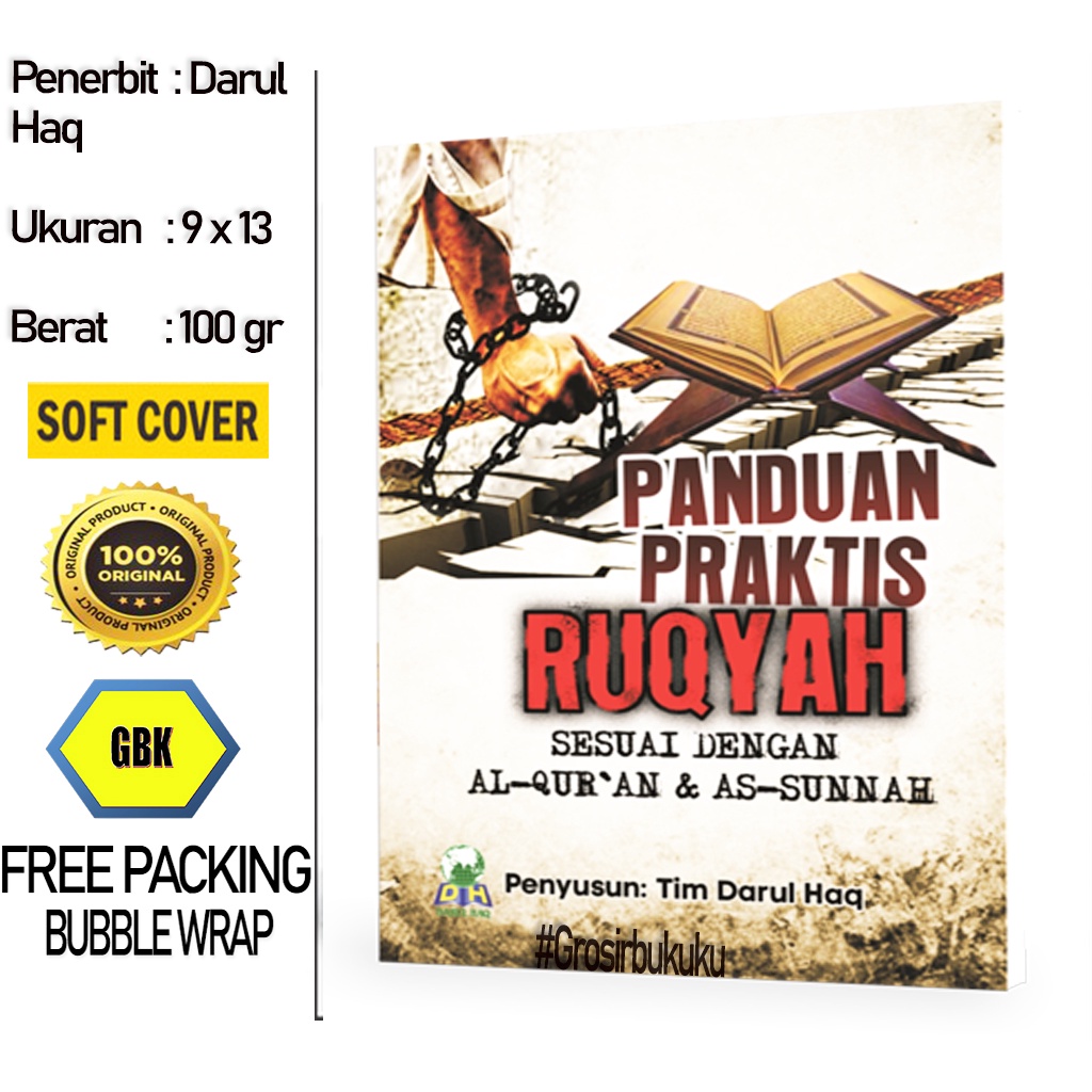 Jual Buku Saku Panduan Praktis Ruqyah | Sesuai Dengan Al-Qur’an & As ...