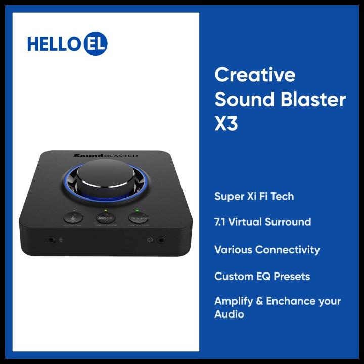 Jual Creative Sound Blaster Soundblaster X3 Digital Audio Converter ...