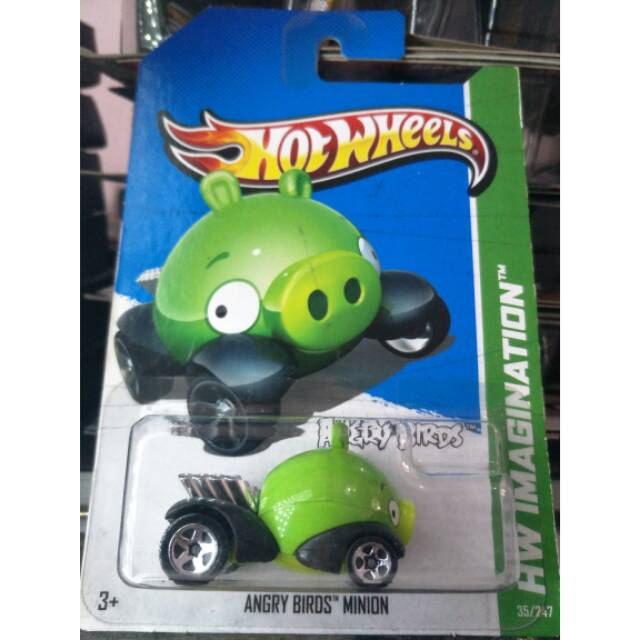 Hot Wheels 2012 Hungry Bird Minion - échelle 1/64, En Métal, Avec Son Emballage D'origine - Occasion