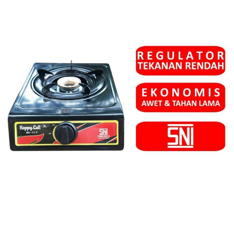 Jual Kompor GAS 1 tungku / Kompor GAS Happy Call | Shopee Indonesia