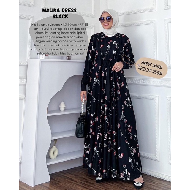 Jual MALIKA DRESS LABEL MADANI Shopee Indonesia