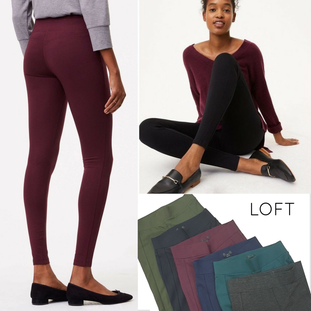 Loft leggings in ponte best sale