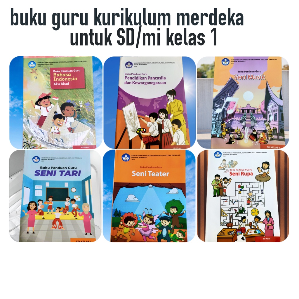 Jual Ori Harga Satuan Buku Teks Kemendikbud Guru Kurikulum Merdeka Untuk Sd Mi Kelas Edisi