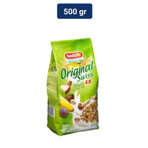 Jual Familia Original Swiss Muesli No Sugar 500 gr Shopee Indonesia