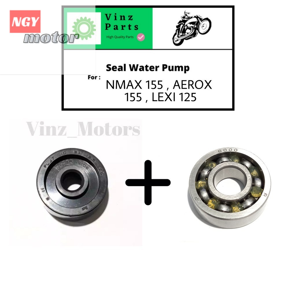 Jual SEAL SIL / KARET WATER PUMP POMPA AIR RADIATOR + LAHAR NMAX 155 ...