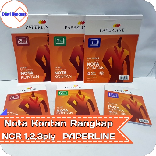 Jual Nota Kontan/ Buku Nota Rangkap 1 2 3 NCR PAPERLINE | Shopee Indonesia
