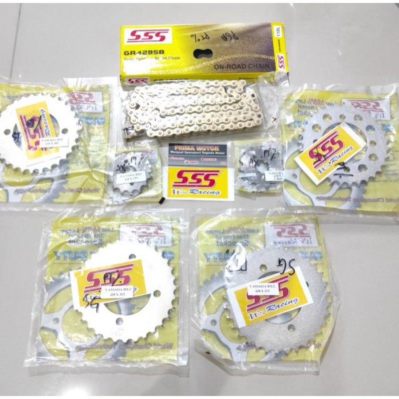 Jual GIR GEAR SET SSS RX KING VEGA JUPITER Z BURHAN F1 F1ZR 428 SSS