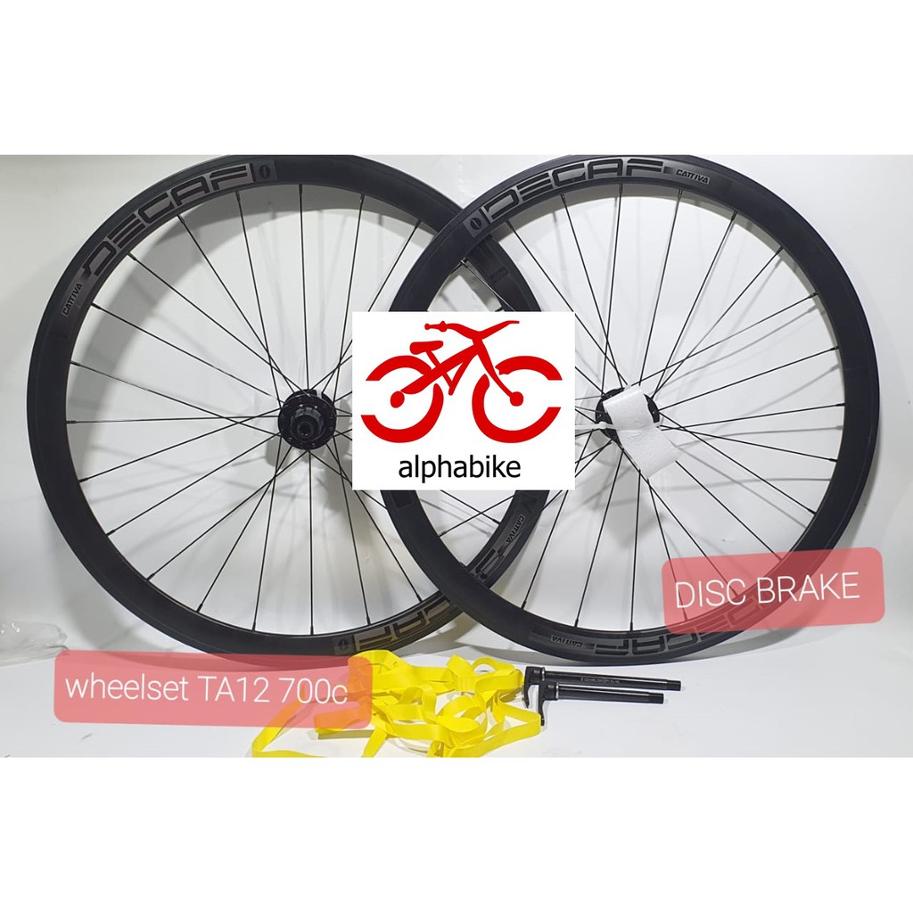 Wheelset best sale decaf 700c