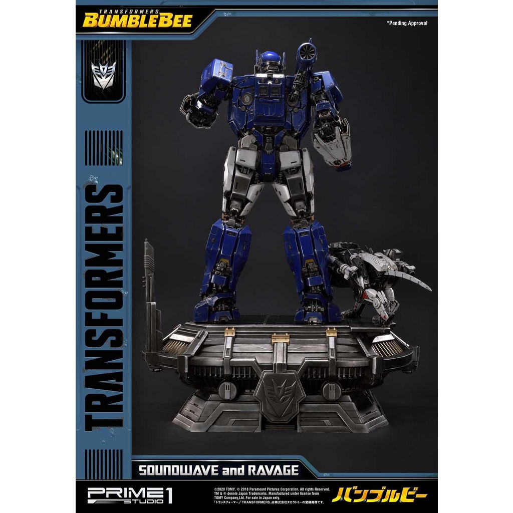 Jual Prime 1 Studio Transformers: Bumblebee (Film) Soundwave & Ravage ...