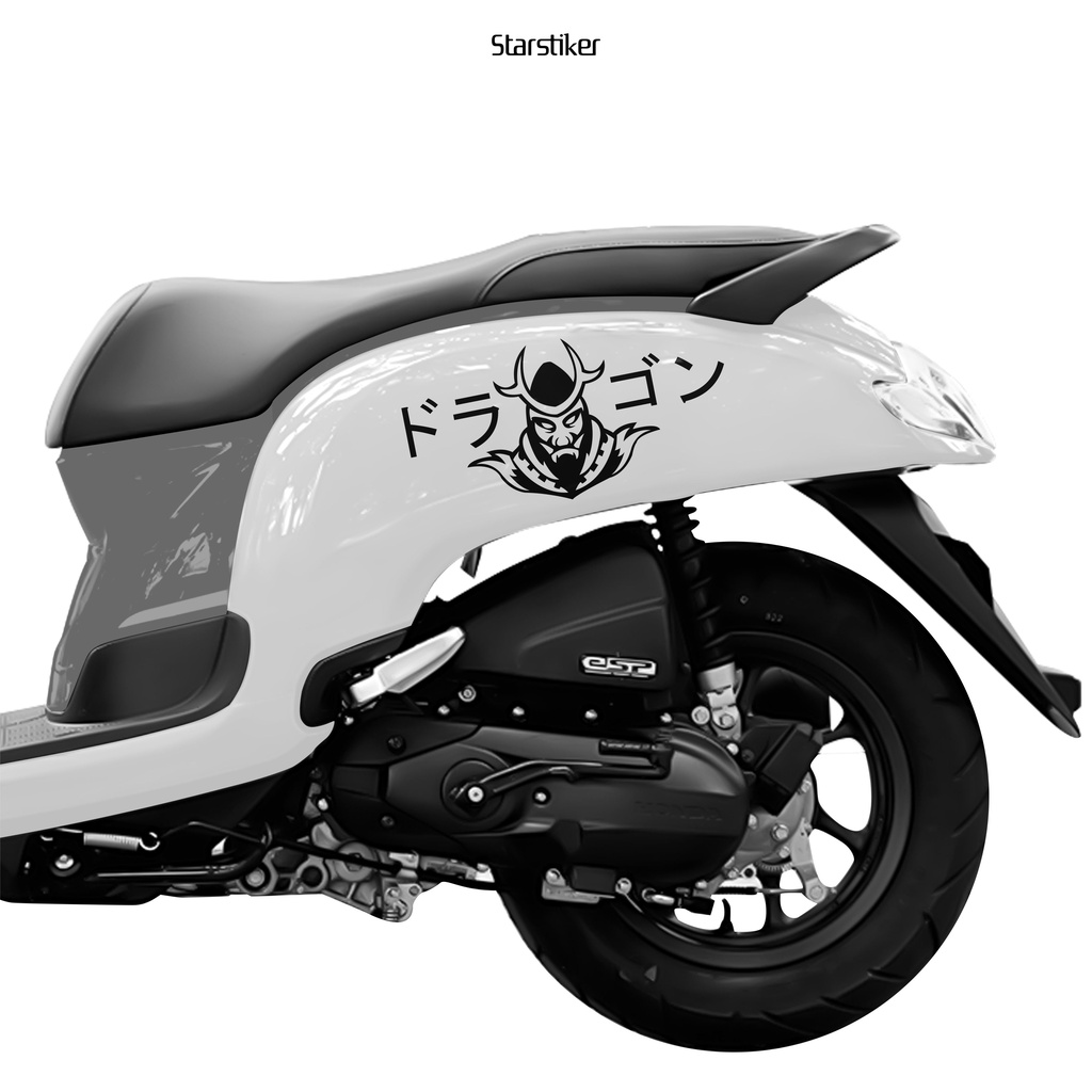 Jual Striping Sticker Cutting Scoopy Samurai Stikersukajan Naga