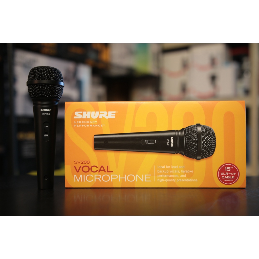 Shure SV200 Microfono Dinamico - Per Voce, Karaoke E