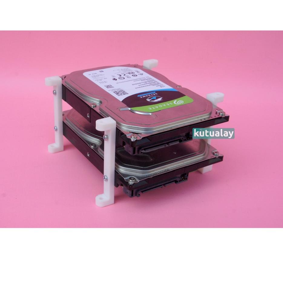Jual [KODE WQA9V] Custom Stand Hardisk PC Komputer 3.5'' Multiple Rak ...