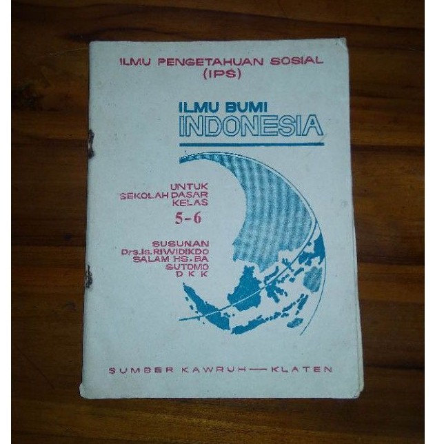 Jual Buku Lawas Ilmu Bumi Indonesia Shopee Indonesia